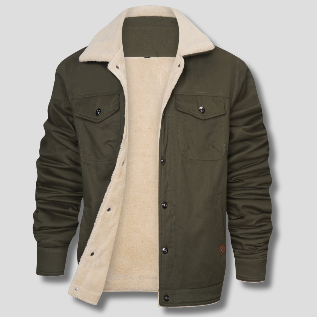 Men’s Retro-Inspired Bomber Jacket – Vintage Style