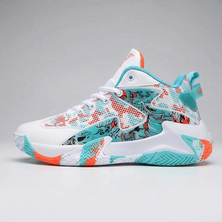 Court Trainer with Bold Graphic Print - Seth