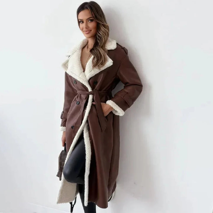Women's Button Down Long Coat