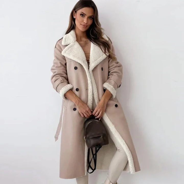 Women's Button Down Long Coat