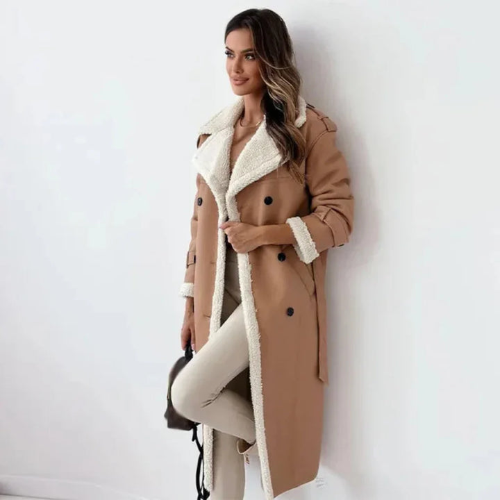 Women's Button Down Long Coat