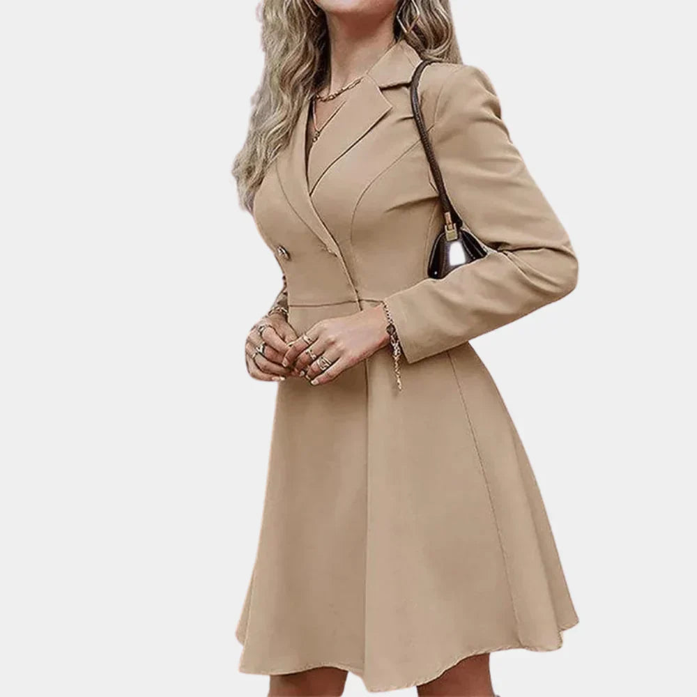 FrostElegance – A-Line Winter Coat for Women