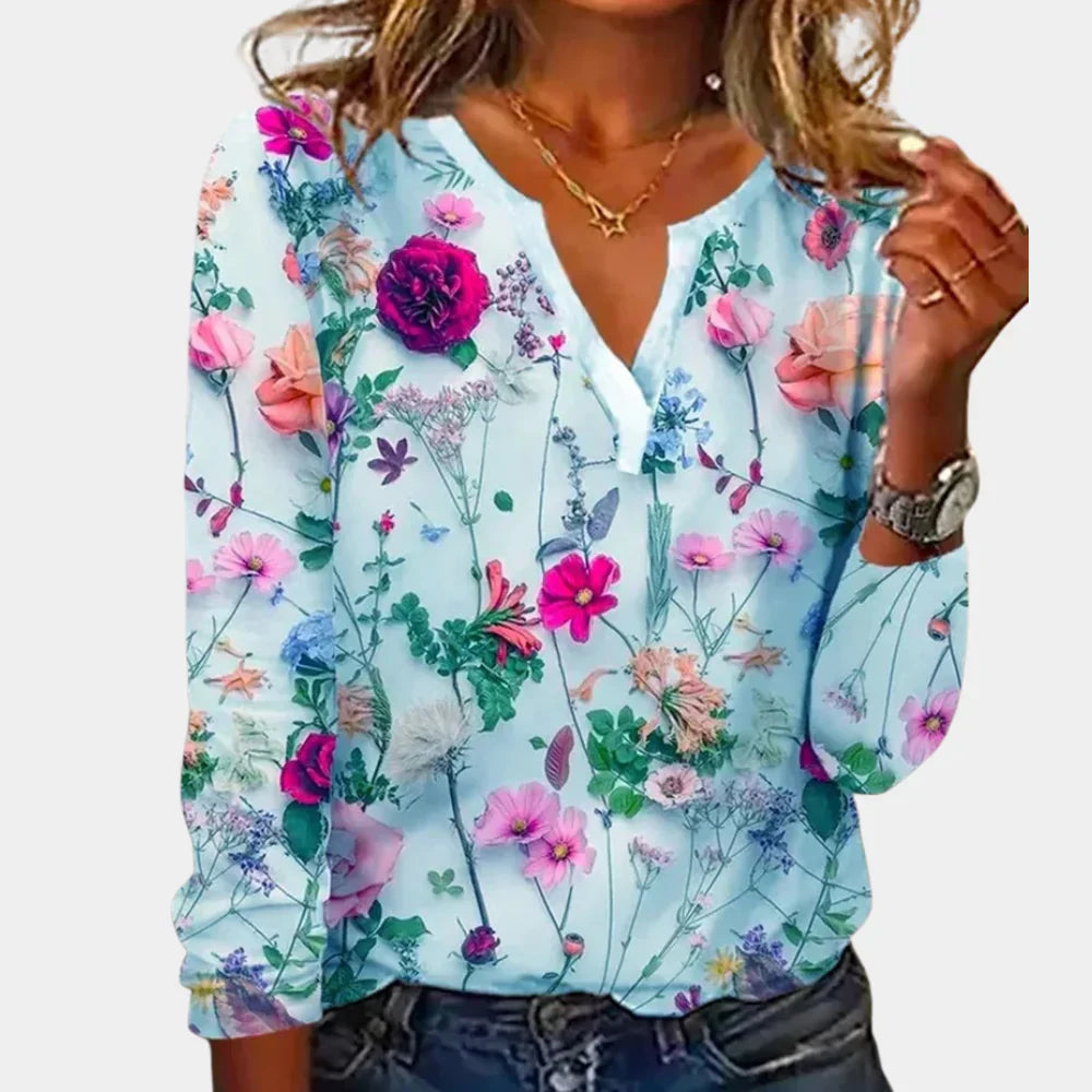 Casual Floral Women's Blouse