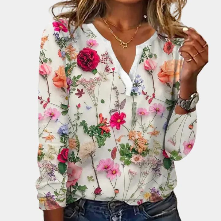Casual Floral Women's Blouse