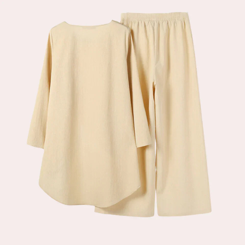 Elegant 2-Piece Pantsuit Set for Women