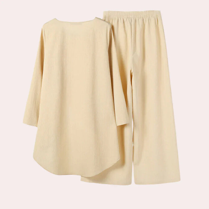 Elegant 2-Piece Pantsuit Set for Women