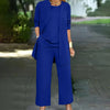 Elegant Three-Piece Pantsuit for Women