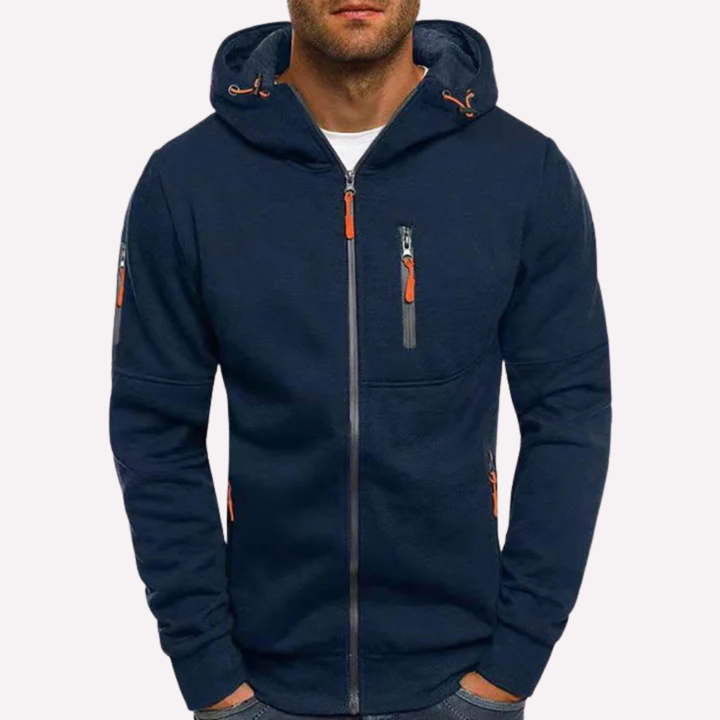 Stylish Hooded Sweatshirt Jacket