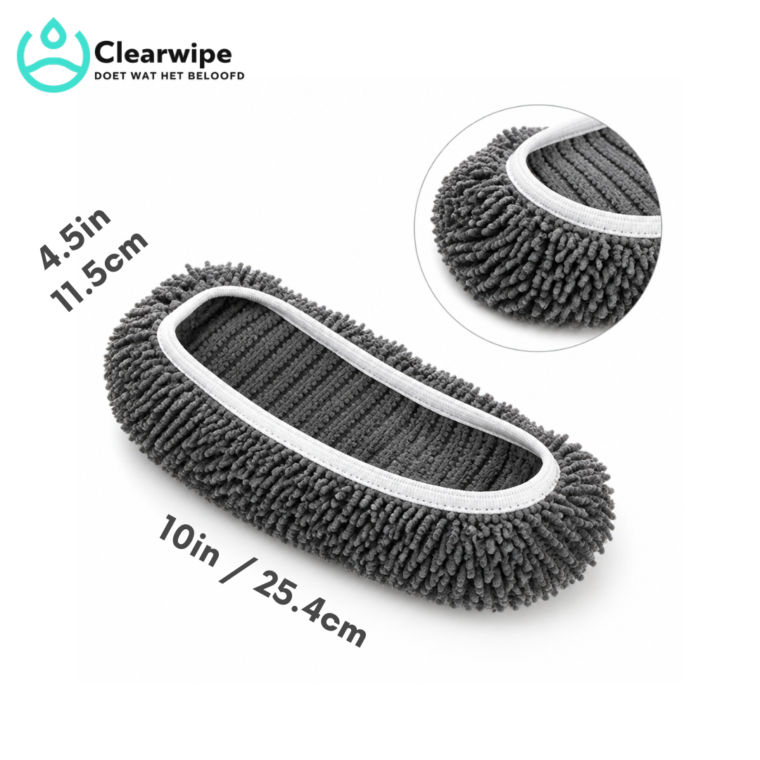 Reusable Microfibre Mop Covers for Wet and Dry Floor Cleaning