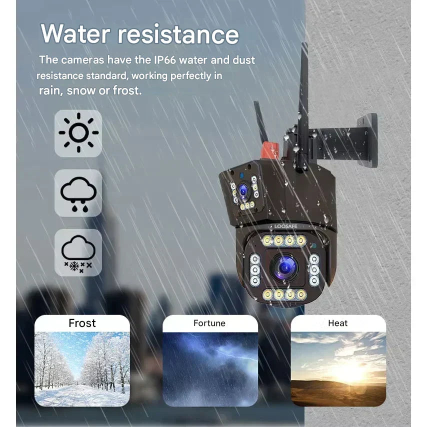 DualGuard 4K Wireless Security Camera with Solar Panel