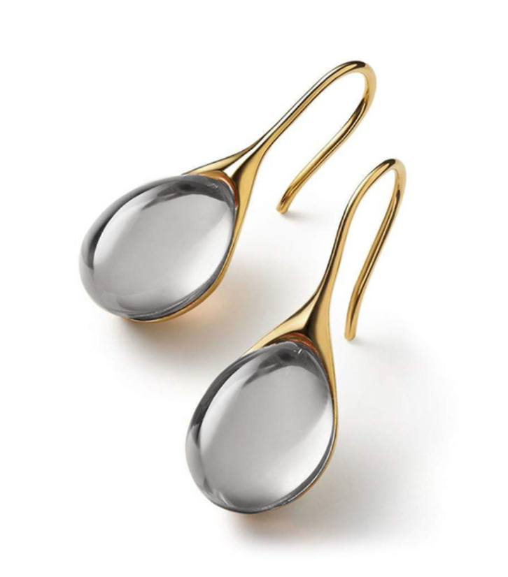 Soft Cubic Zirconia Drop Earrings