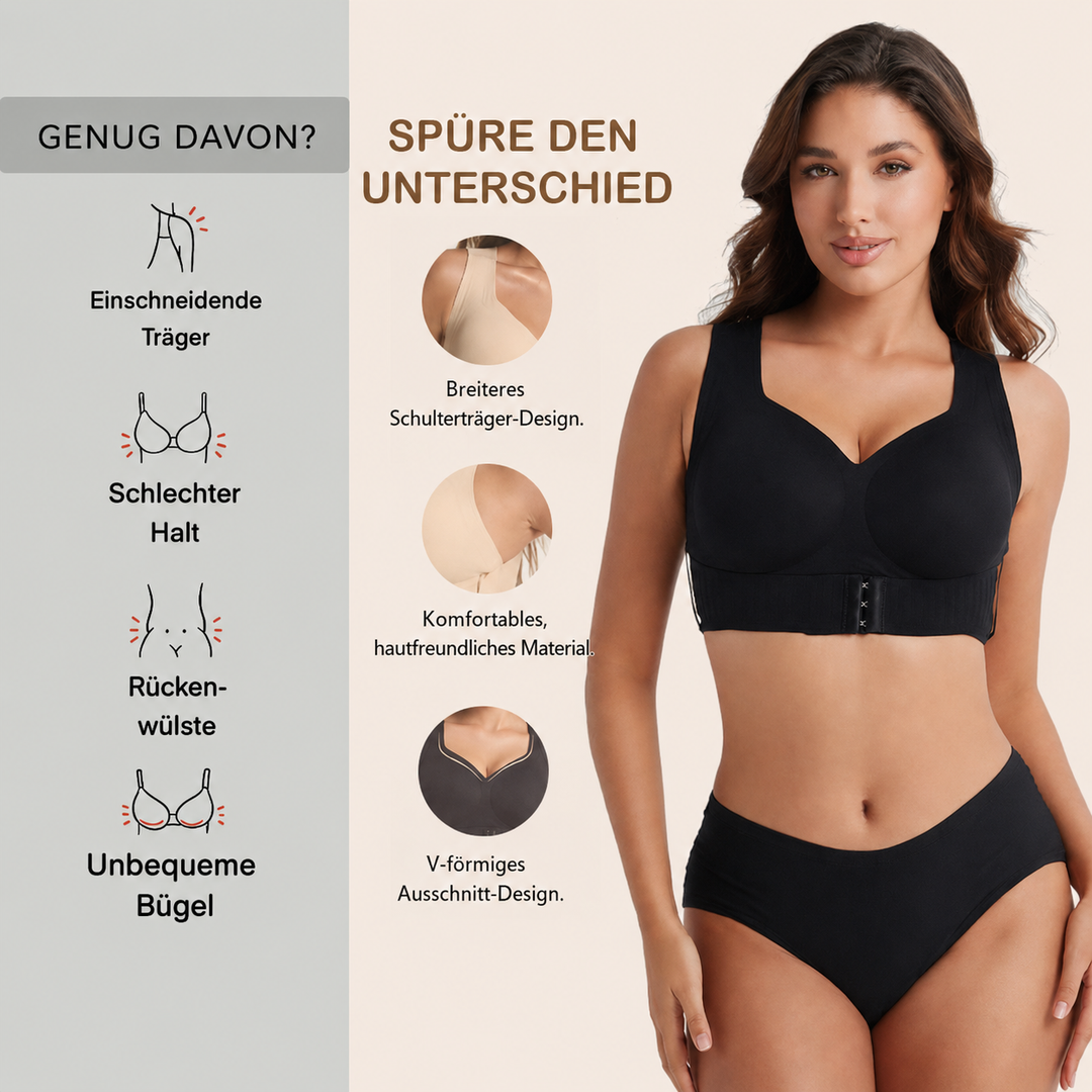 Supportive posture corrector bra