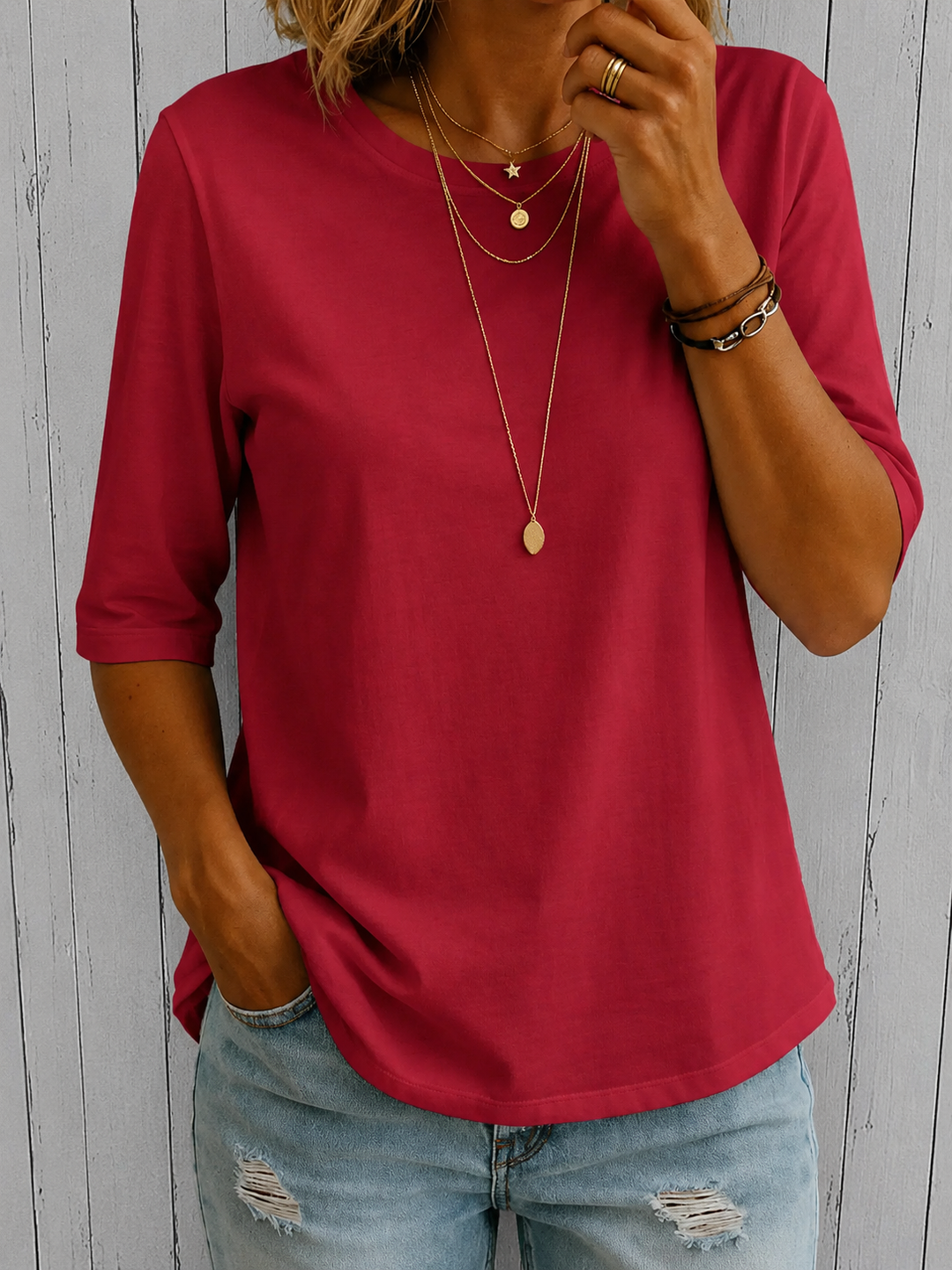 Women's Relaxed Everyday Short-Sleeve T-Shirt