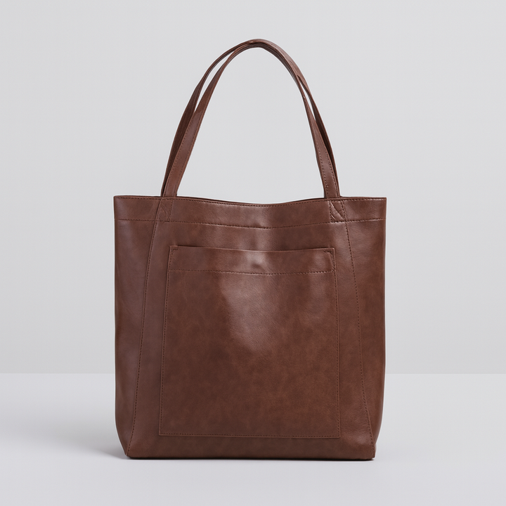 Luxury Leather Tote Shoulder Bag for Women