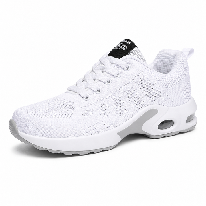 Lightweight orthopedic women's sneakers with breathable mesh and cushioned sole