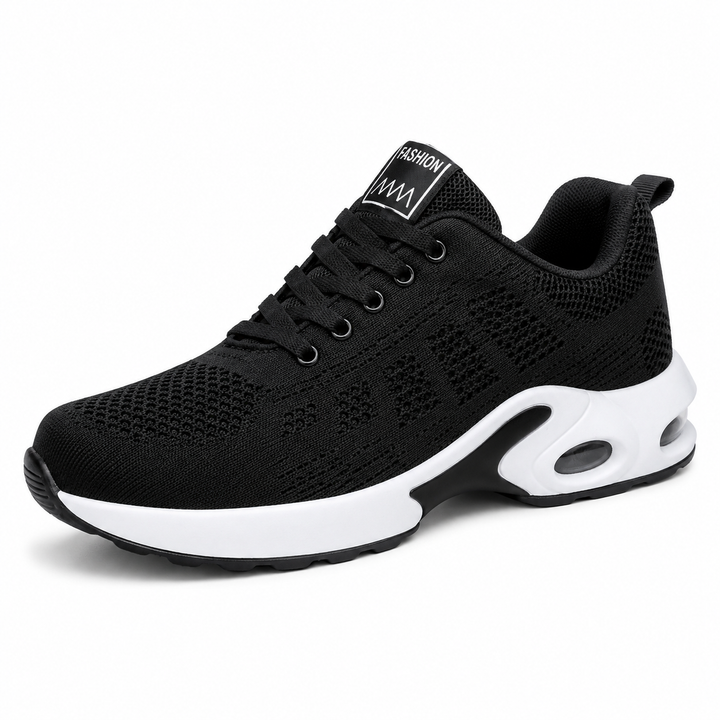 Lightweight orthopedic women's sneakers with breathable mesh and cushioned sole
