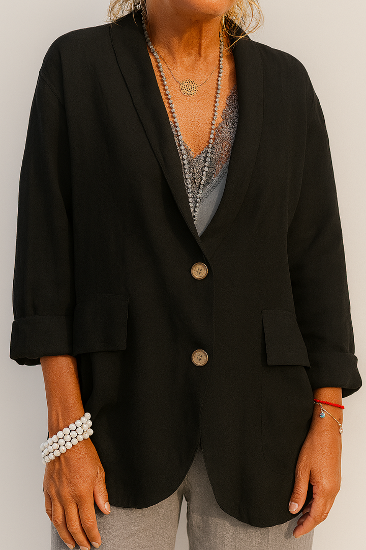 Women’s Relaxed Fit Linen Blazer