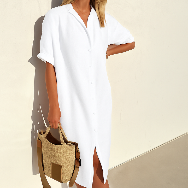 Women’s Linen Shirt Dress