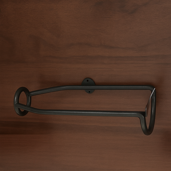 5 pcs Set Elegant Wall Mounted Iron Wine Rack Storage