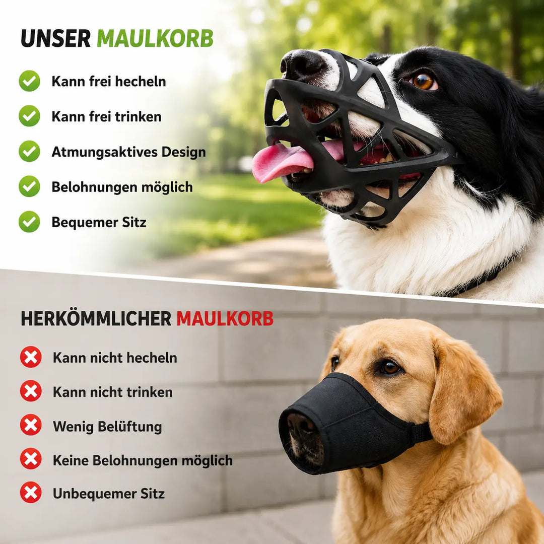 Dog Muzzle | Breathable & Adjustable for Training and Daily Use