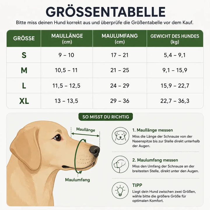 Dog Muzzle | Breathable & Adjustable for Training and Daily Use