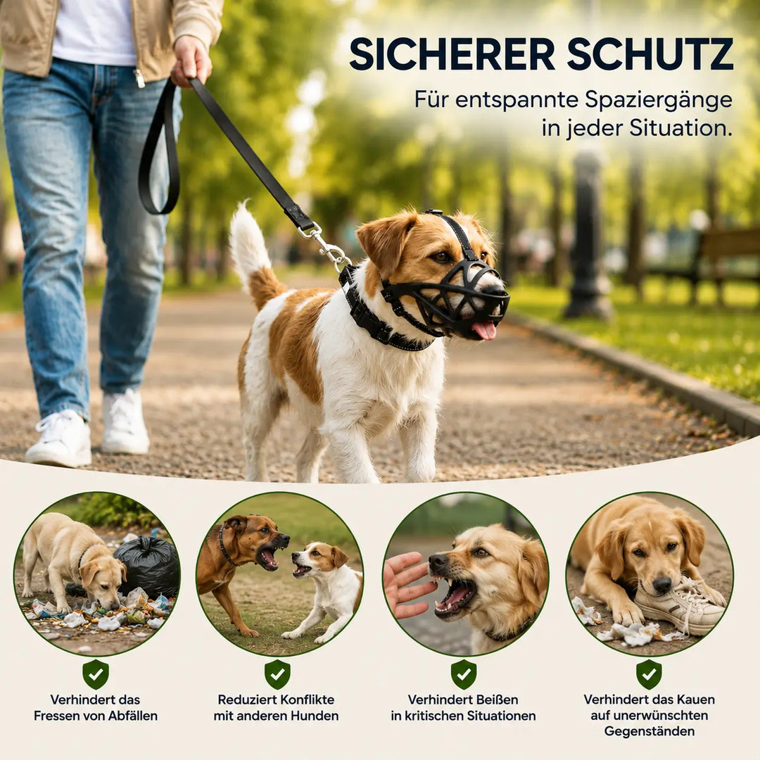 Dog Muzzle | Breathable & Adjustable for Training and Daily Use