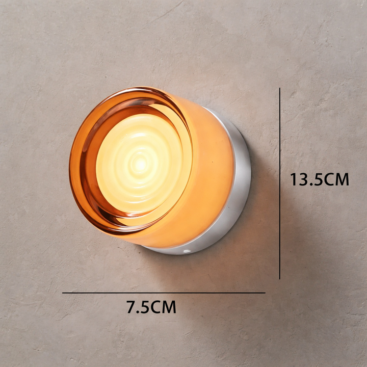 Nordic Round Wall Light – Modern LED Wall Lamp for Bedroom and Hallway