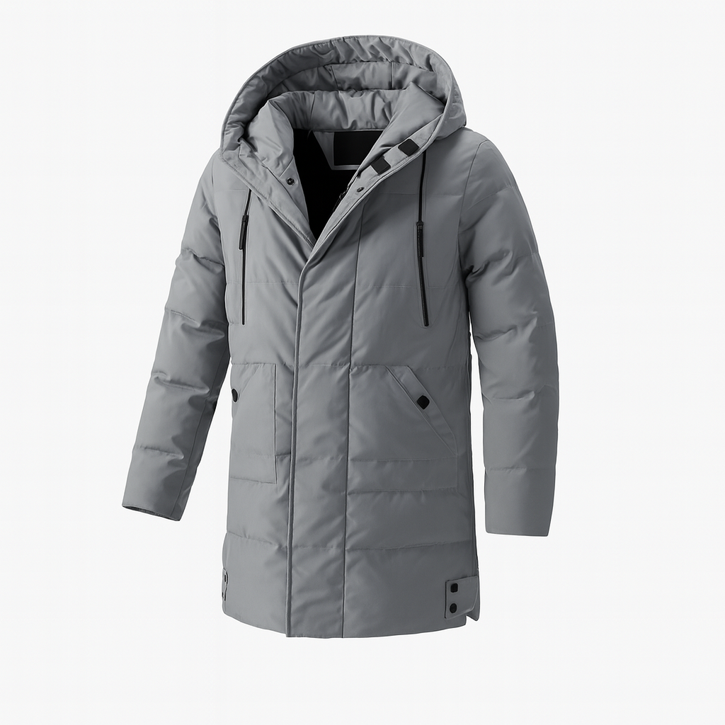 Men’s Insulated Hooded Jacket – Functional Warmth with Everyday Style