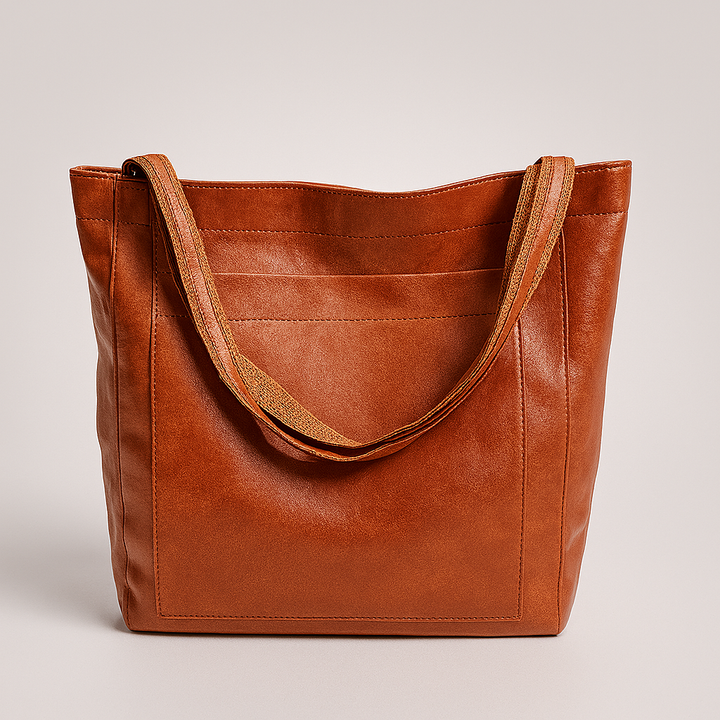 Luxury Leather Tote Shoulder Bag for Women