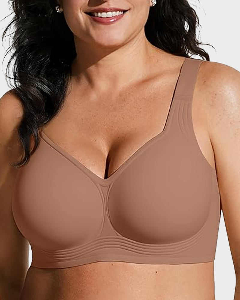 Comfortable, No-Iron Jelly Bra with Full Coverage and Smoothing Fit