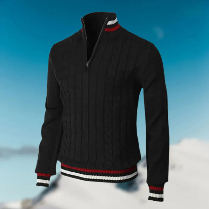 Elegant Men’s Sweater with Collar