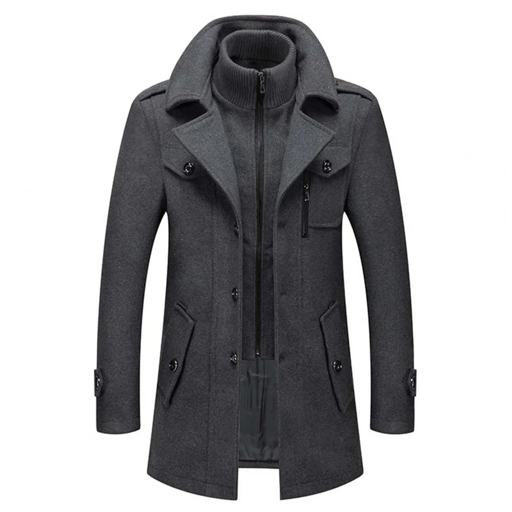 Two-Piece Winter Coat for Men: Warmth and Style Combined