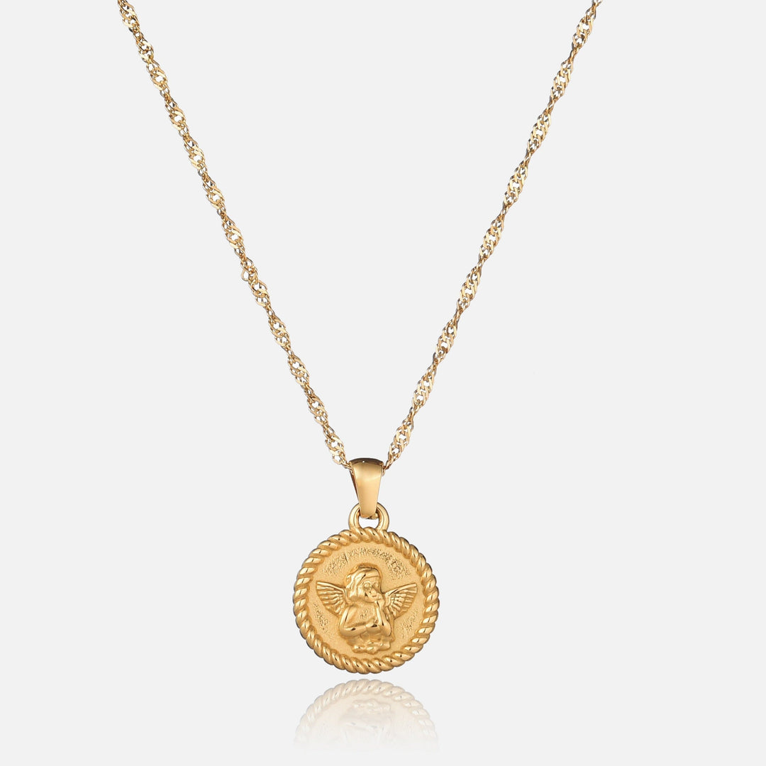 Golden Angel Necklace