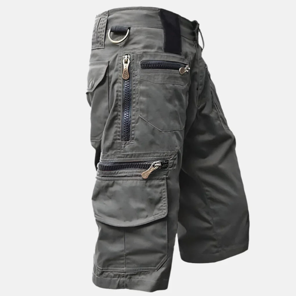Men’s Utility Cargo Shorts with Knee-Length Fit