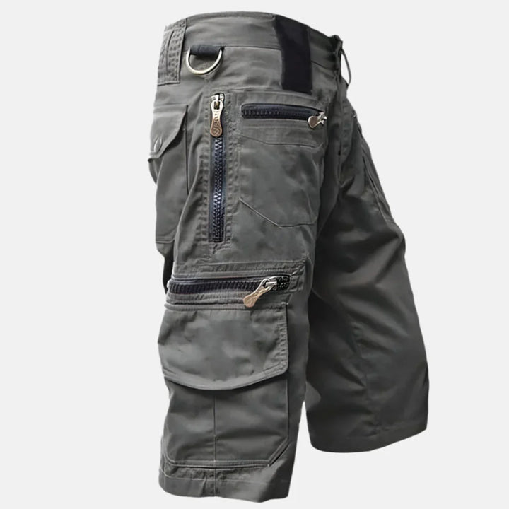 Men’s Utility Cargo Shorts with Knee-Length Fit