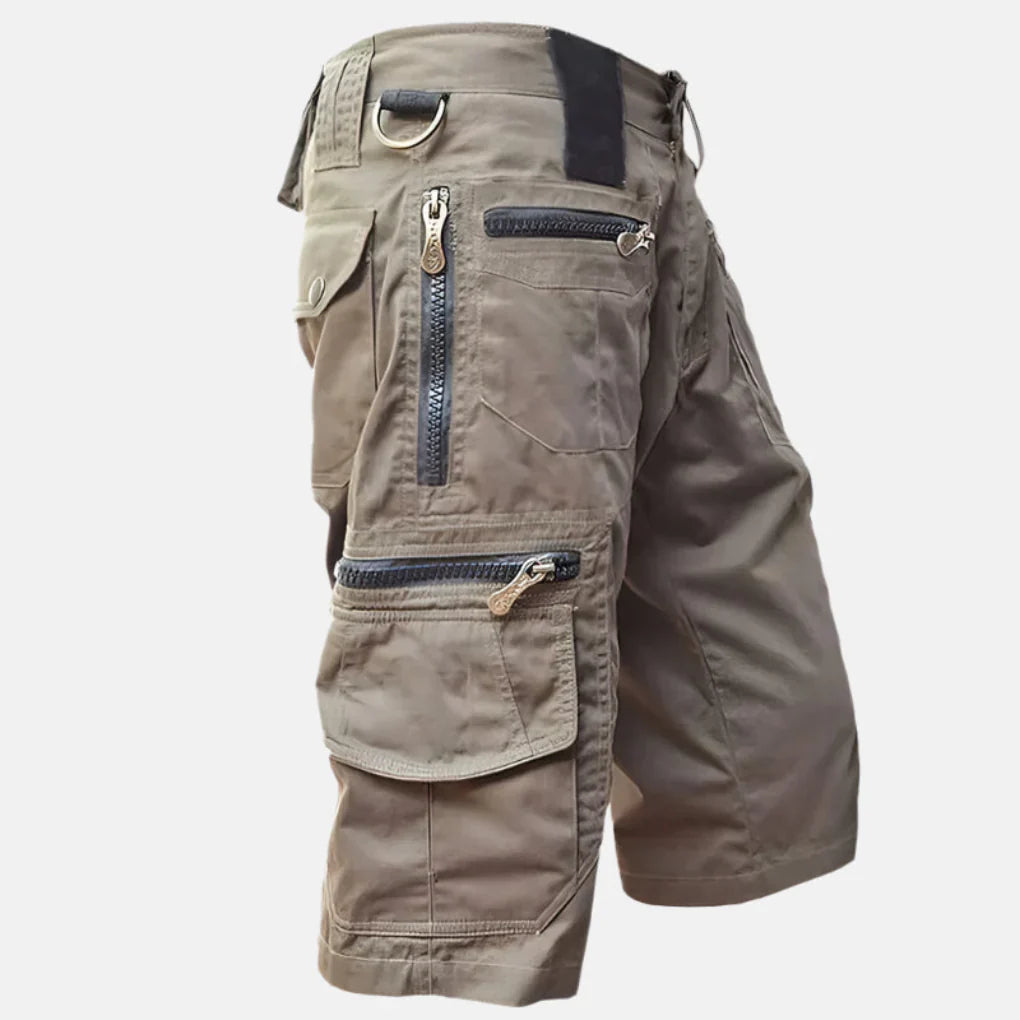 Men’s Utility Cargo Shorts with Knee-Length Fit