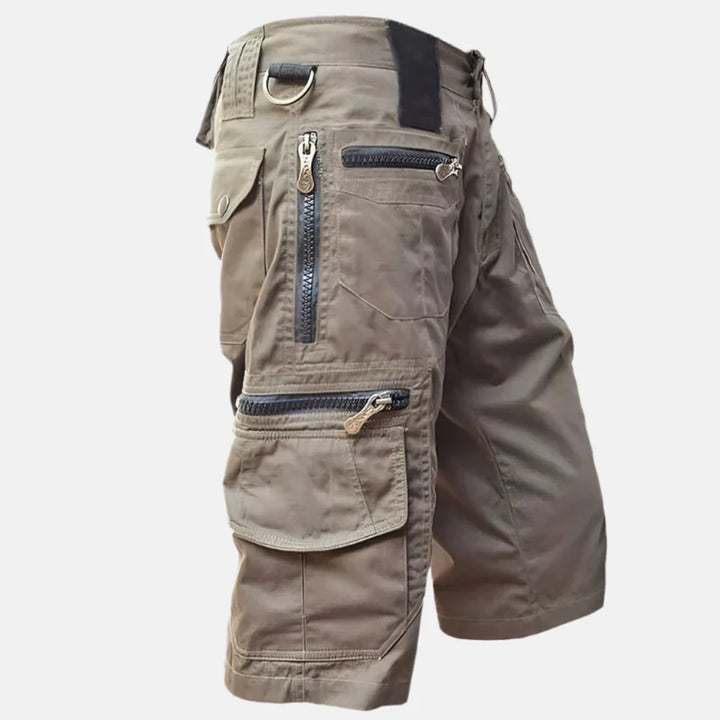 Men’s Utility Cargo Shorts with Knee-Length Fit