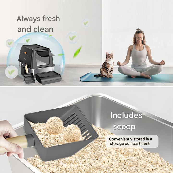Stainless Steel Cat Litter Box Base