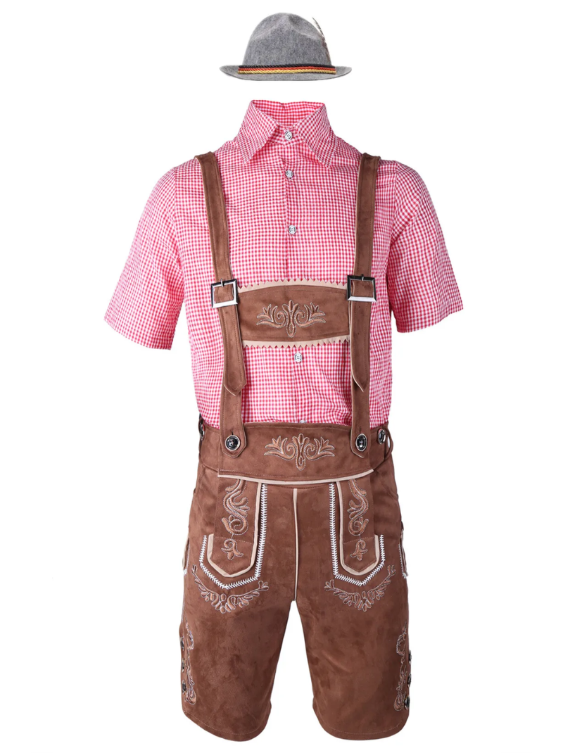 Men's Lederhosen Costume for the German Oktoberfest