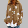 Floral Knit Sweater for Women