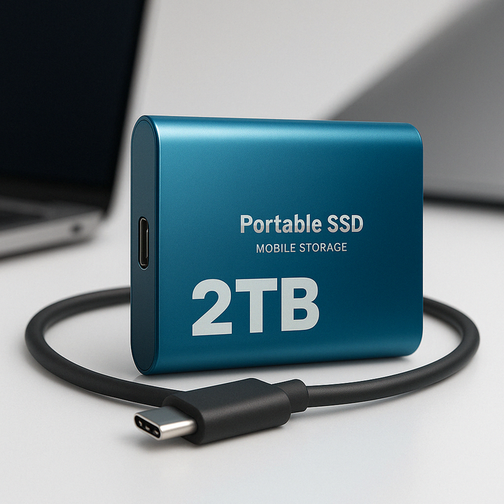 High-speed 2 TB external SSD