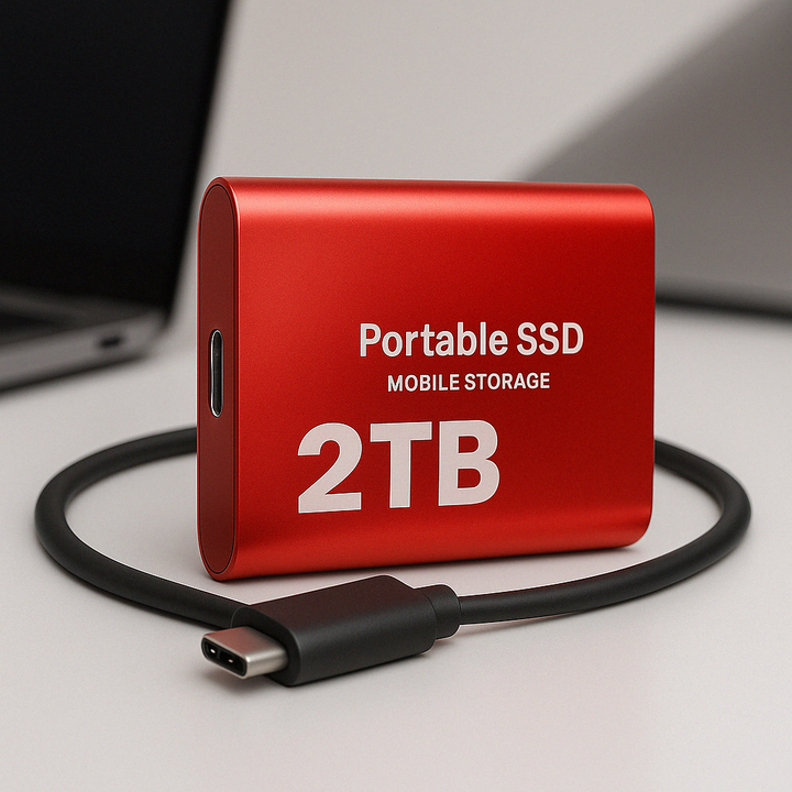High-speed 2 TB external SSD