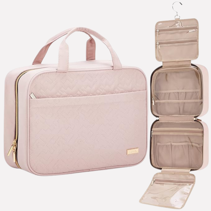 Travel Toiletry Bag with Hanging Hook