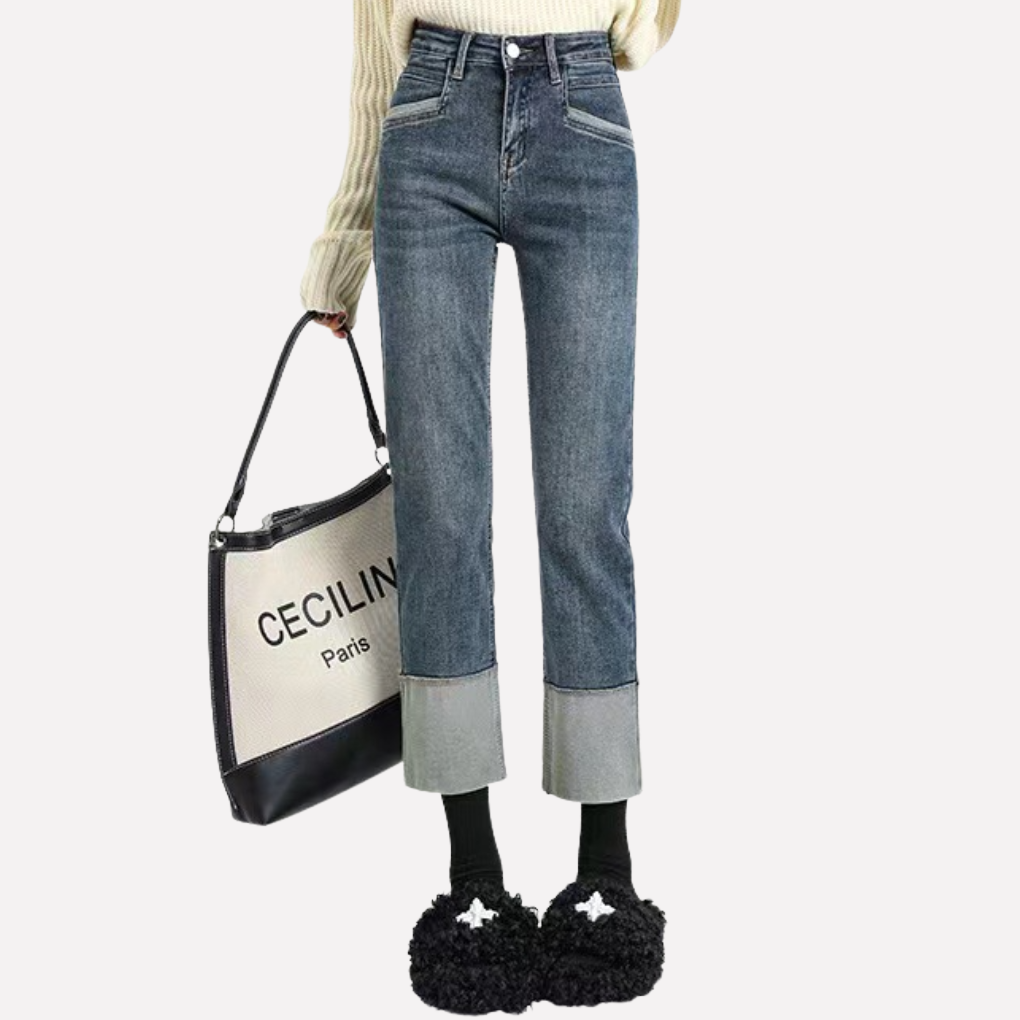 Women’s High-Waisted Wide Leg Jeans