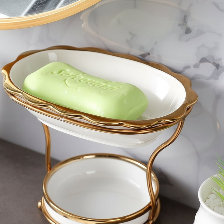 Raised Porcelain Soap Dish - DryGrace