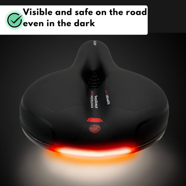 Bicycle saddle | Ergonomic comfort | Shock-absorbing design
