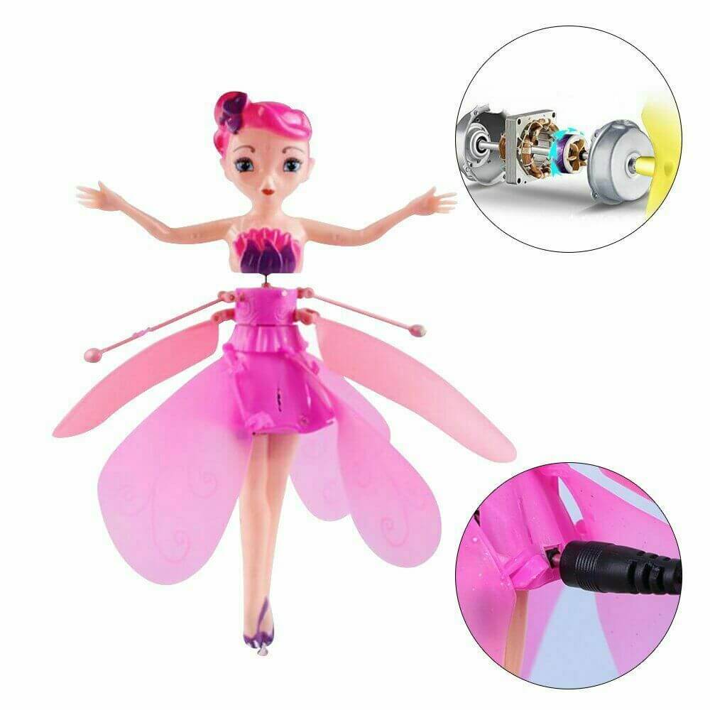 Floating Fairy Doll with Sensor Control – Flies Magically Around the Room