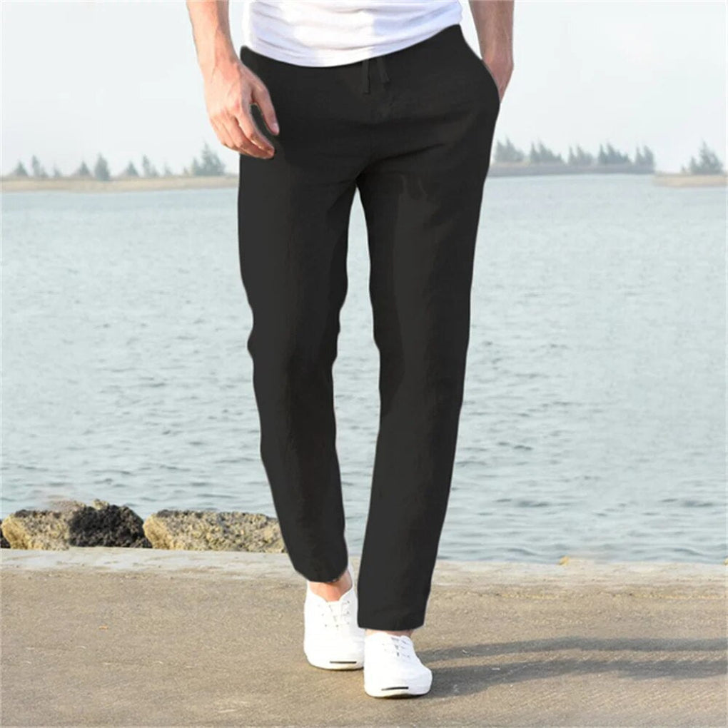 Men's Linen Trousers  Casual Style for Warm Days