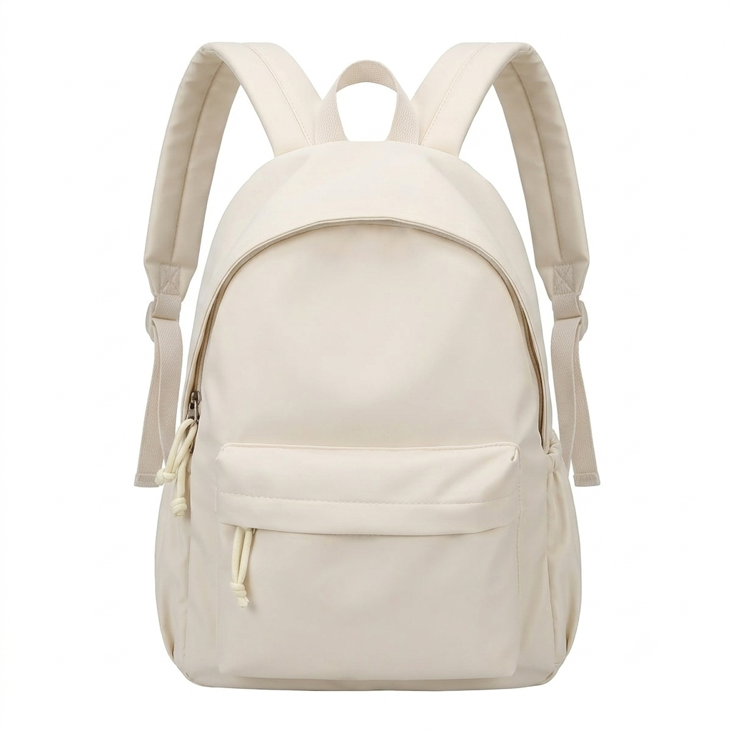 Women's Lightweight Nylon School Backpack in Pastel Colors