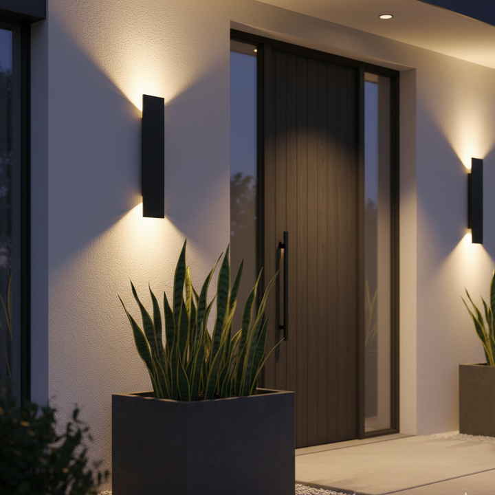 IP65 Waterproof Aluminum Outdoor Wall Light – Modern LED Wall Lamp